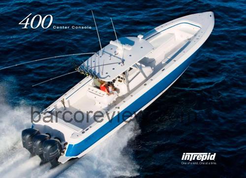 Intrepid 400 Center Console ficha tecnica 